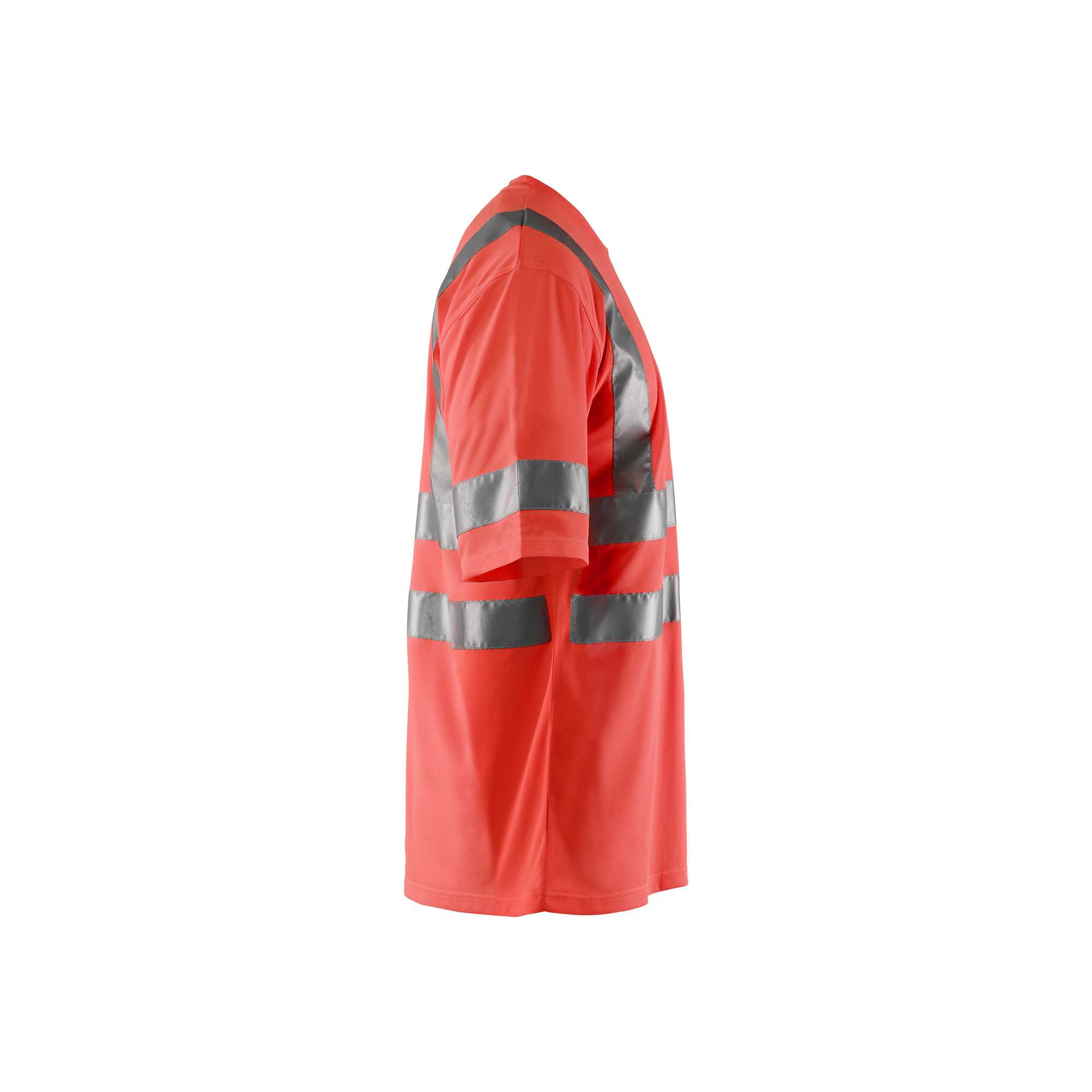 BLAKLADER 34131009 Hi Vis T shirt Hi Vis Reflective Short Sleeve Work T-Shirt MEN - 100% Polyester
